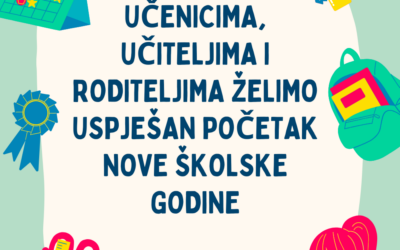 Obavijest o početku nastave u šk. god. 2025./2026.