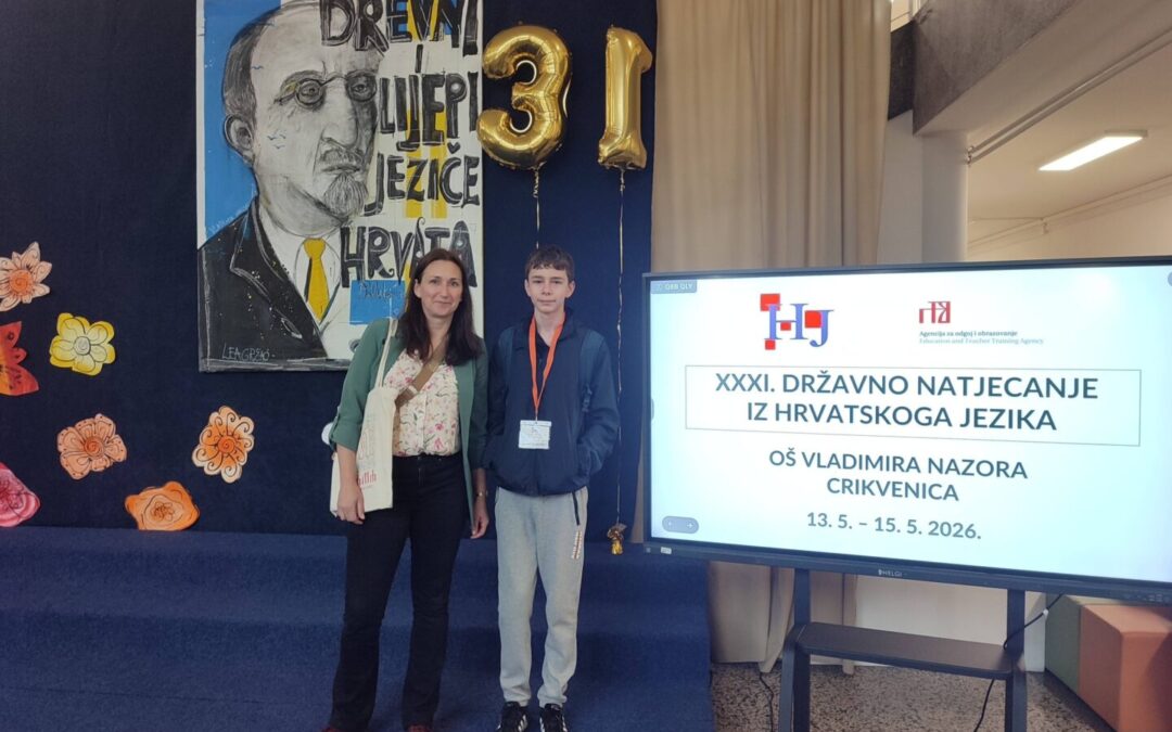 DRŽAVNO NATJECANJE IZ HRVATSKOG JEZIKA